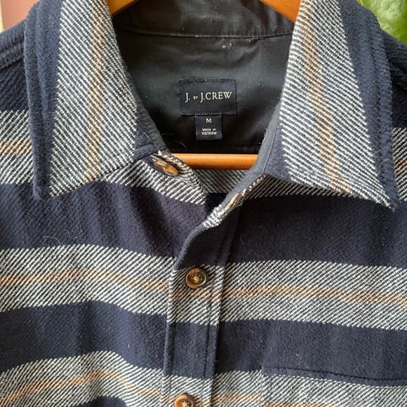 J Crew Blanket-Stripe Shirt Jacket - Picture 5 of 6